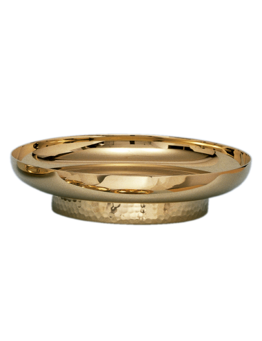 Bowl Paten made in brass with martele