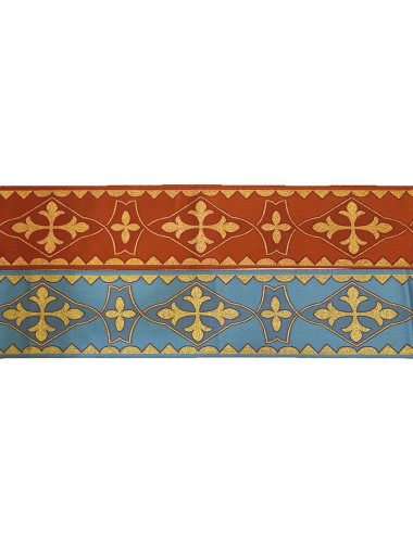 Banding adornated with crosses and flowers