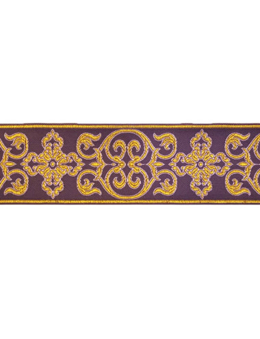 Banding decorated with floral motifs