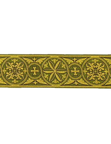 Banding decorated with floral motifs and crosses