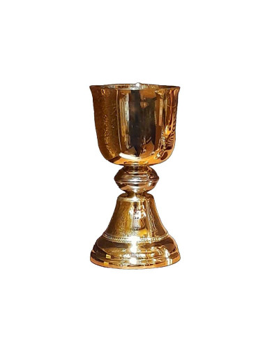 Little Serving Chalice made in two tones brass