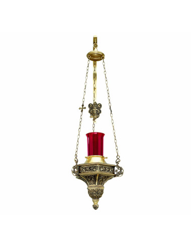 Lámpara del Santísimo de colgar de estilo gótico