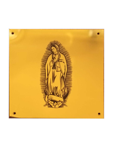 Placa para puerta personalizada realizada en metal