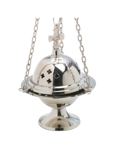 Modern style Censer made in nikel plated brass