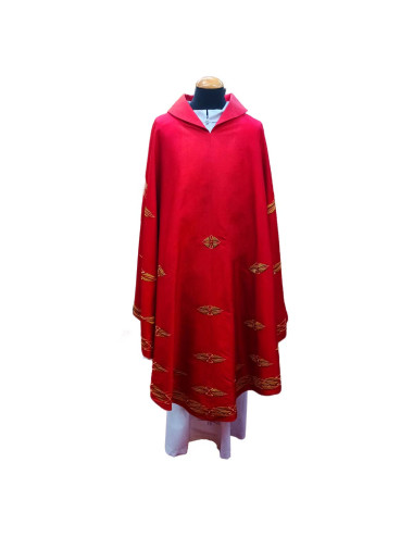 Chasuble on sale made in red silk with crosses