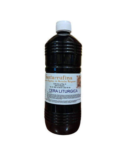 Liquid wax or paraffin 1 liter bottle