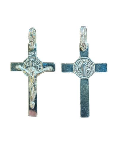 Saint Benedict Cross made in sterling silver