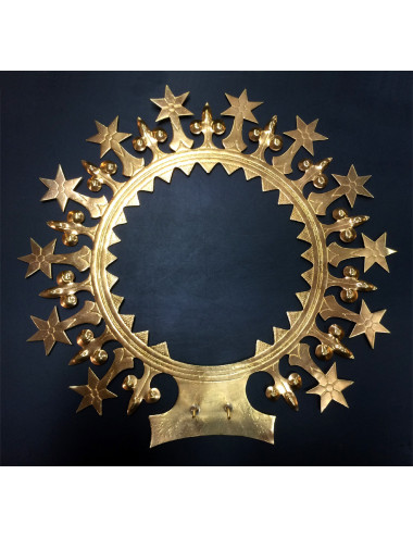 Virgin Aureole made in brass