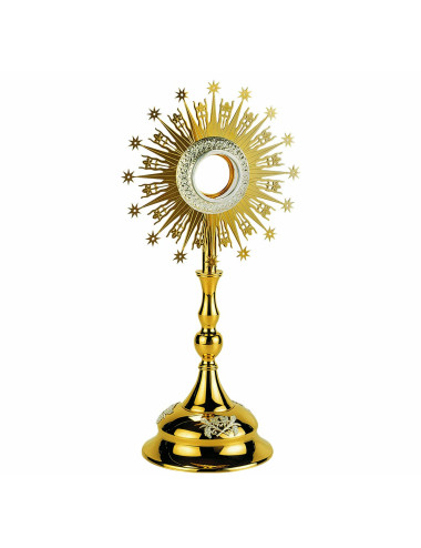 Classic Monstrance with spikes and grapes motifs