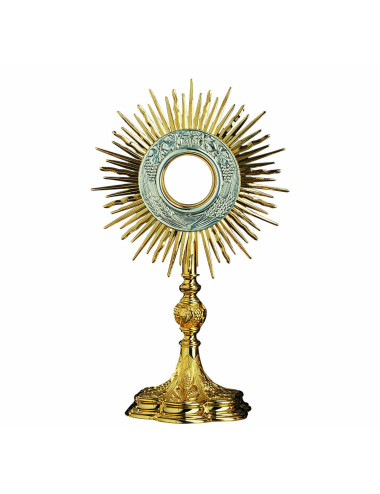 Classic style monstrance with spikes