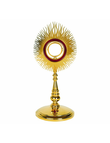 Classic Monstrance made in brass with enamel