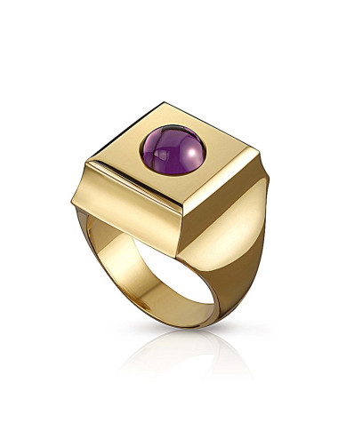 Bishop's Ring sterling silver with amethyst