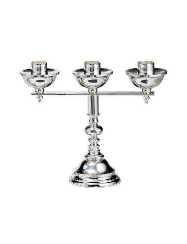 Three light Altar Candlestick made in brass