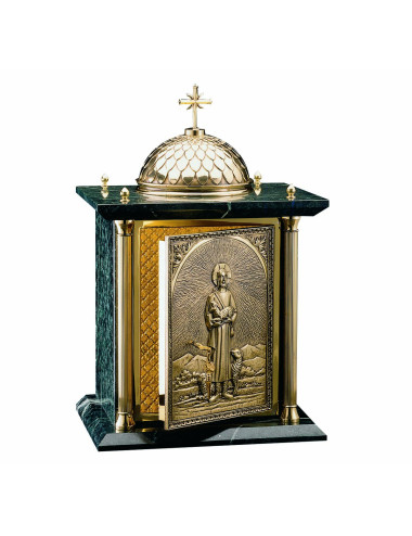 Tabernacle with Good Sheppherd image on door