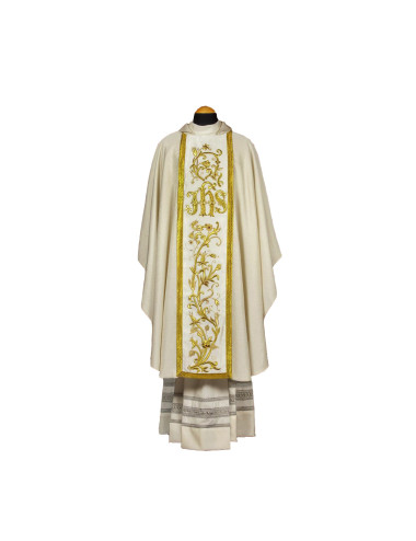Hand-embroidered Chasuble.