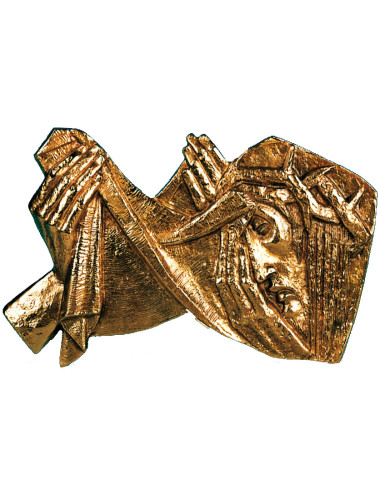 Modern style Stations of the Cross made in brass