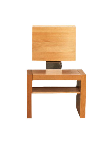 Central see chair made in wood