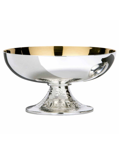 Open Ciborium in silver plated brass