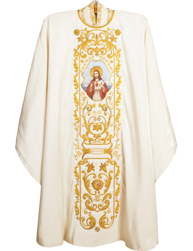 Gothic style Chasuble in silk satin