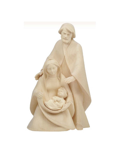 Holy Family wood carving image