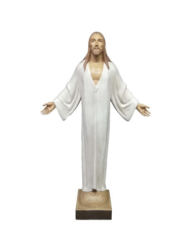 Cristo resucitado talla de madera