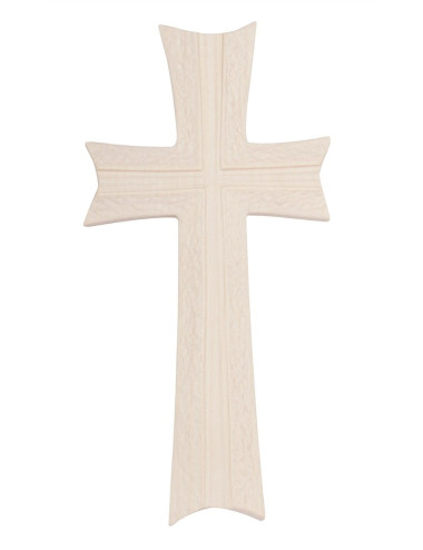 Cross made in wood carving