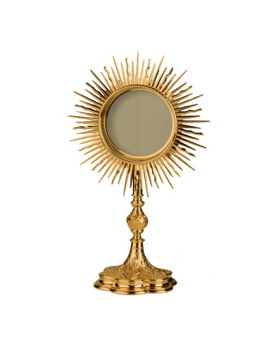 Classic Monstrance with big viril and spikes motifs