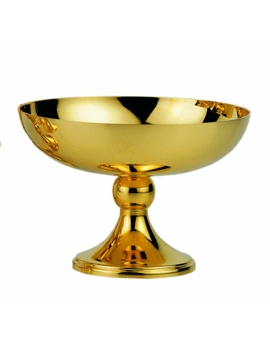 Classic style Open-Ciborium made in gold plated brass