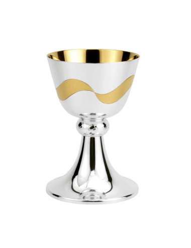 Modern style chalice made in two tones