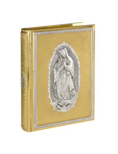 Tapa de Evangeliario con Virgen de Guadalupe