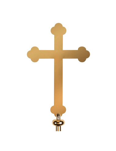 Classic style Processional Cross of round lines
